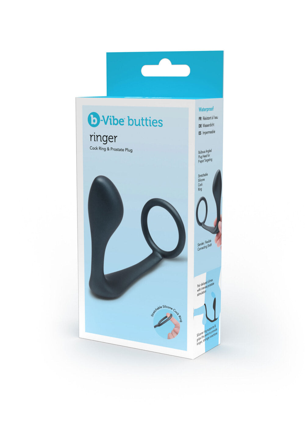 B-Vibe Ringer Cock Ring & Plug