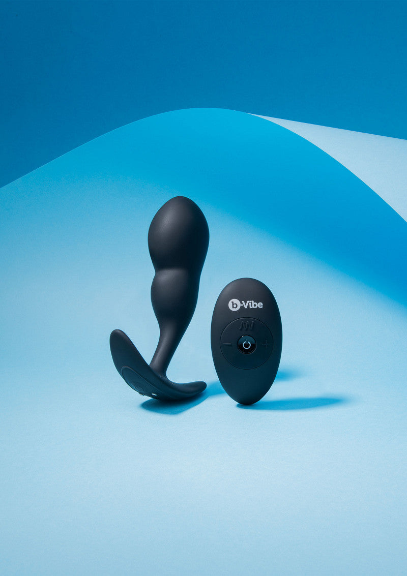 B-Vibe Remote Control P-Spot Snug Plug 145g