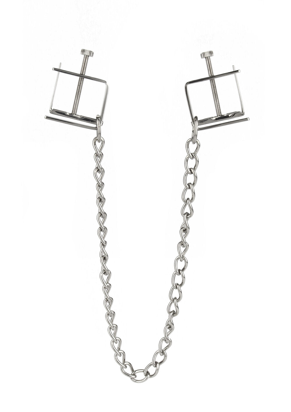 Mr. Steel Press Nipple Clamps With Chain