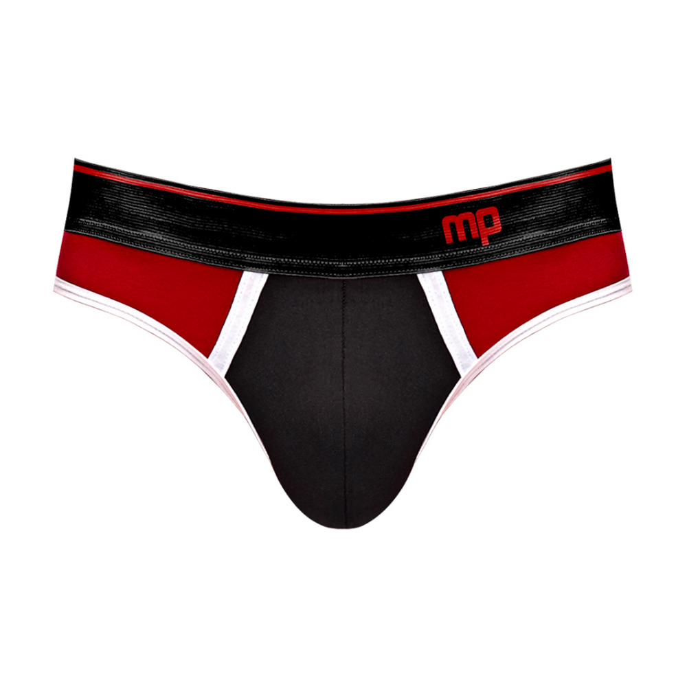 Panel Jock - S/M - Black/Red