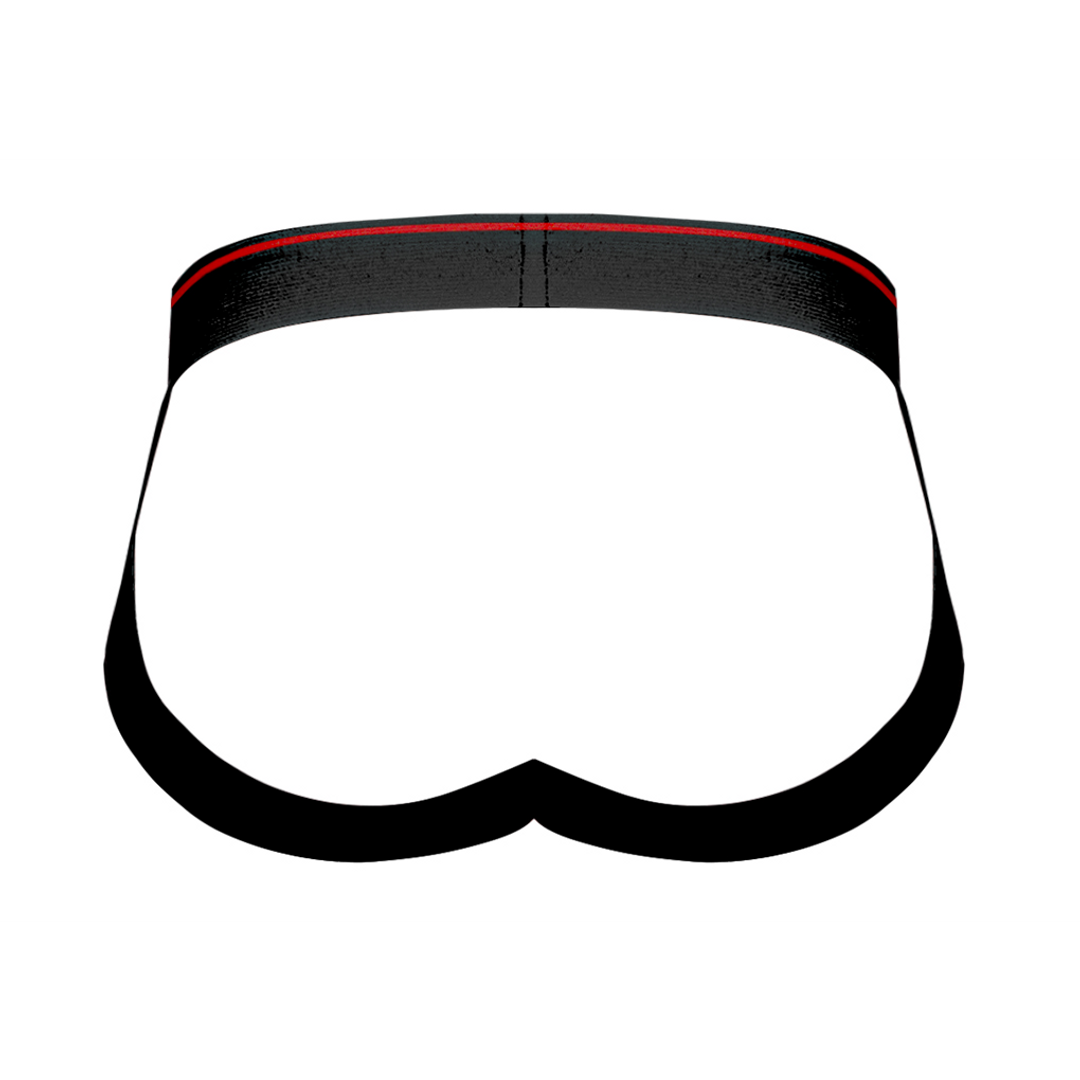 Panel Jock - S/M - Black/Red