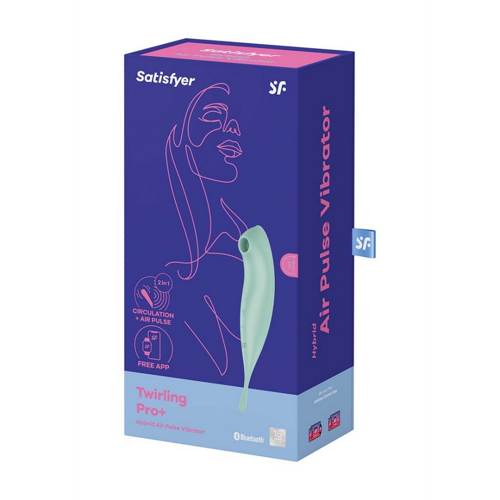 Twirling Pro - Tip Vibrator with App - Mint