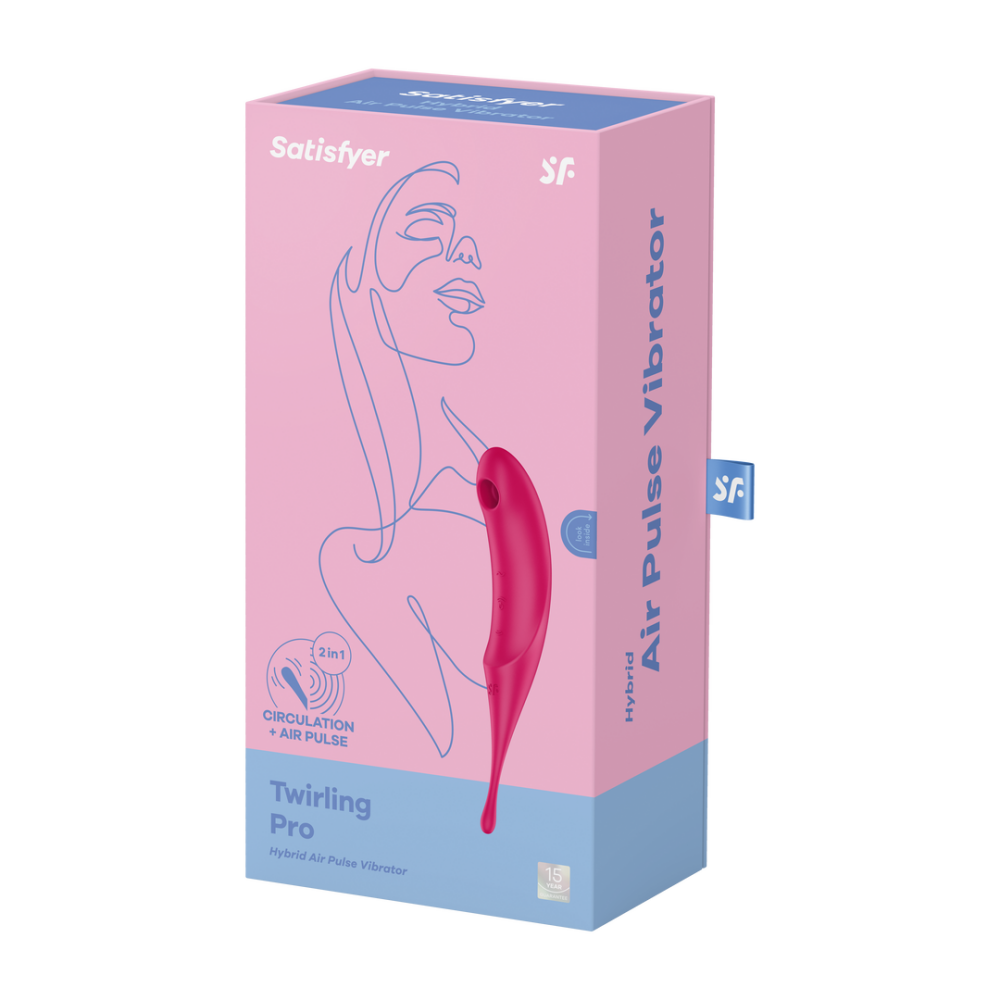 Twirling Pro - Tip Vibrator with App - Red