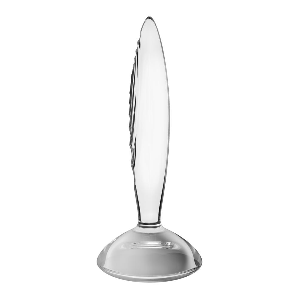 Sparkling Crystal - Glass Dildo - Transparent