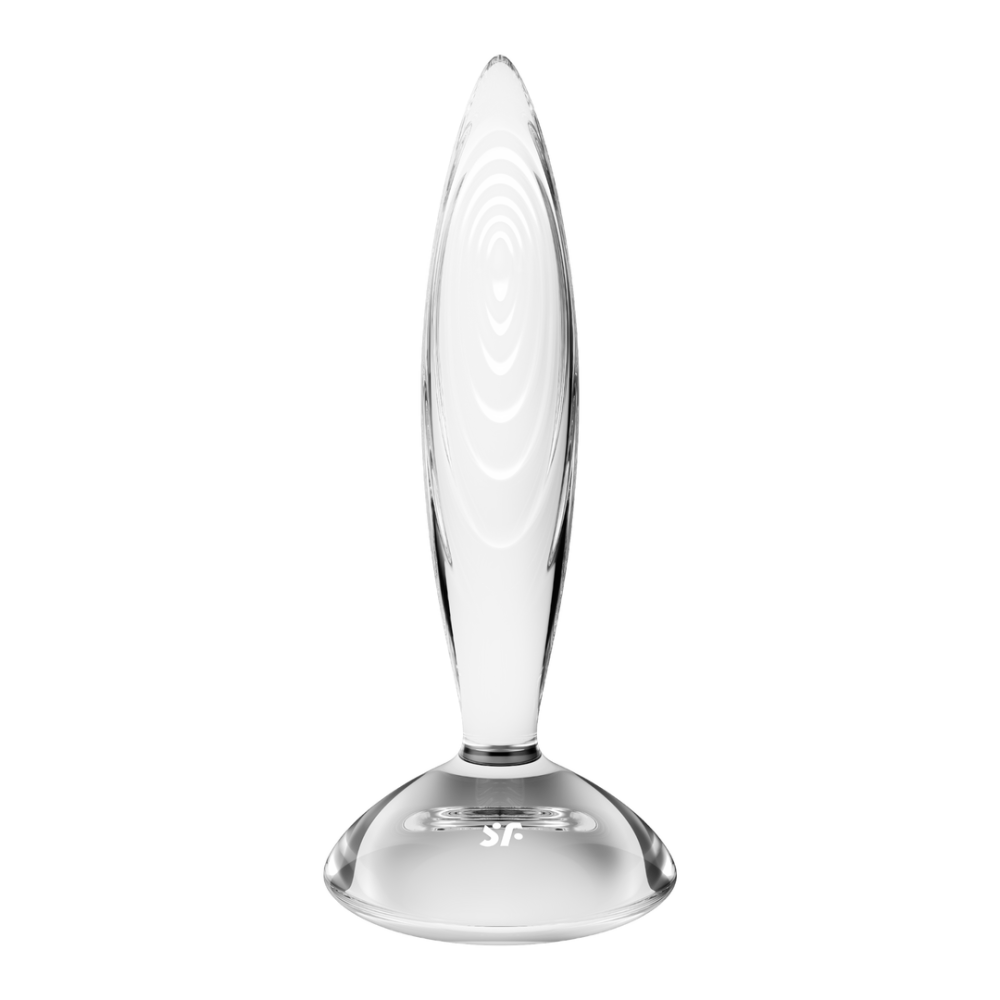 Sparkling Crystal - Glass Dildo - Transparent