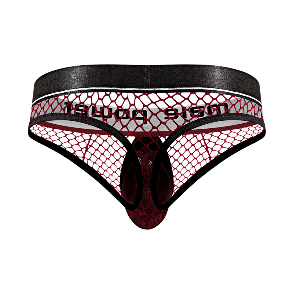 Cock Ring Thong - S/M - Burgundy