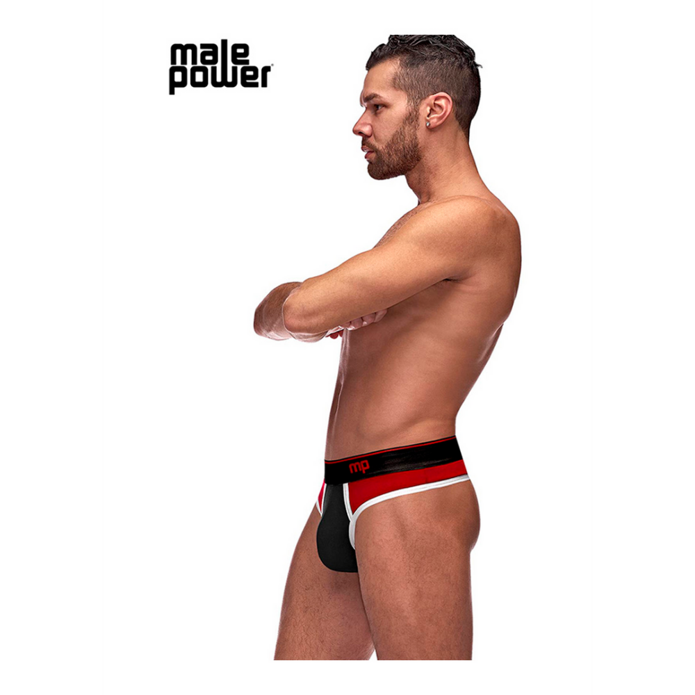 Panel Thong - L/XL - Black/Red