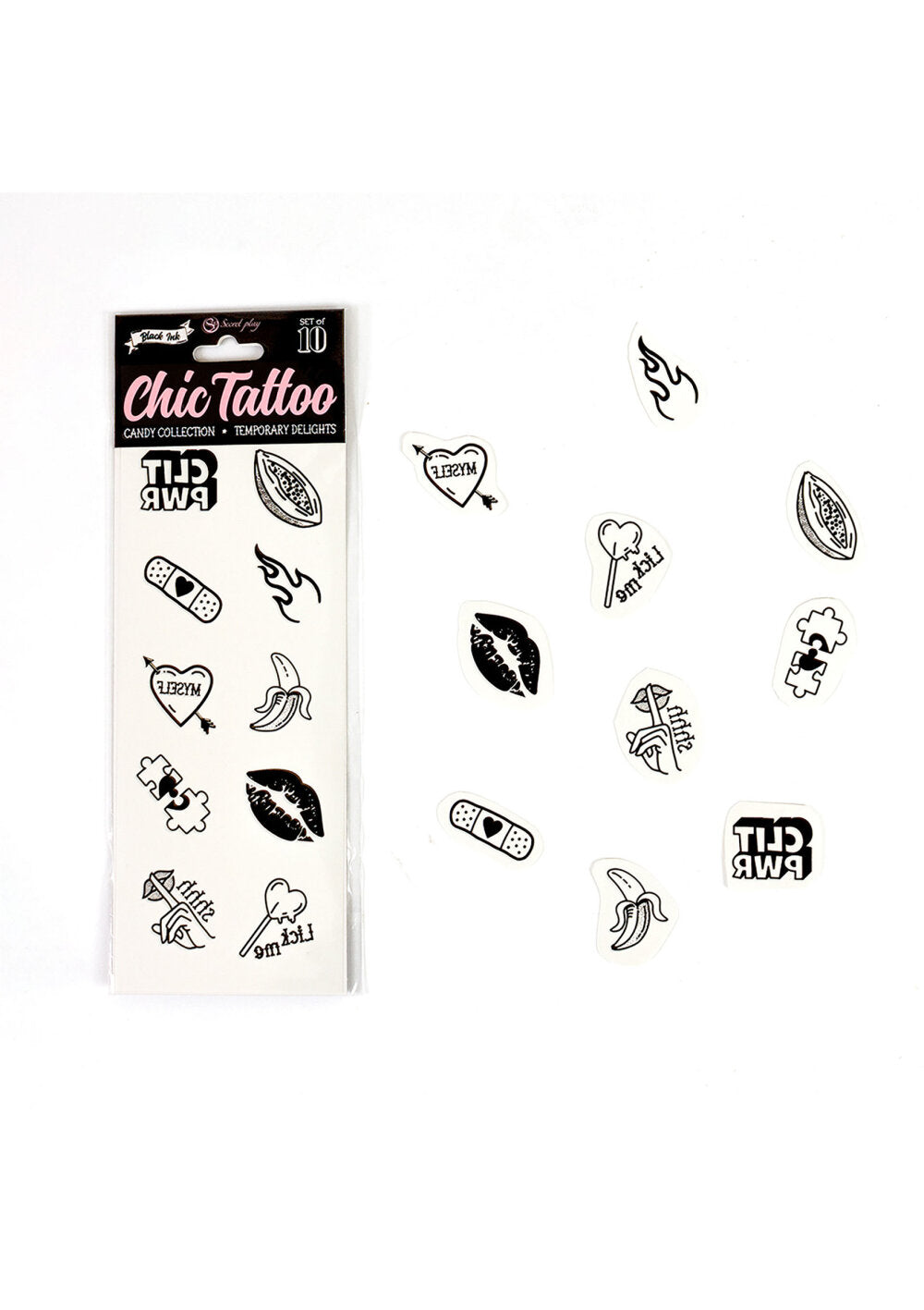 Secret Play Candy Chic Temporary Tattoo