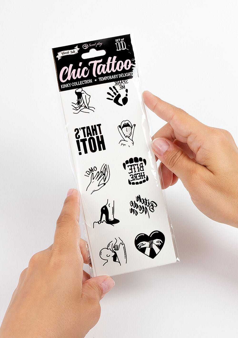 Secret Play Kinky Chic Temporary Tattoo