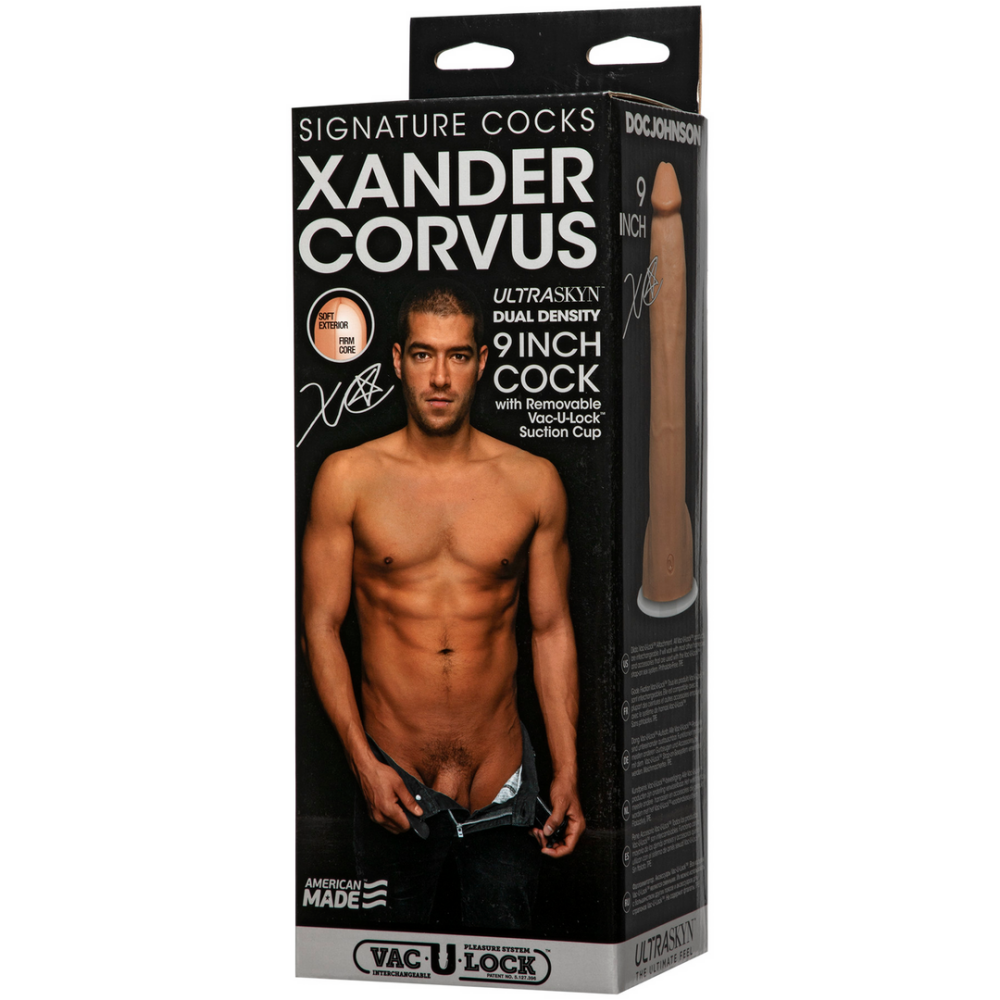 Xander Corvus - Realistic ULTRASKYN Dildo - 9 / 22 cm - Vanilla