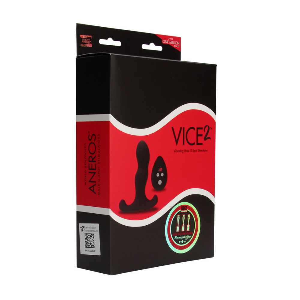 Vice 2 - Vibrating Male G-Spot Stimulator - Black