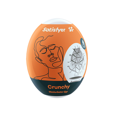 Crunchy - Masturbator Egg - Orange
