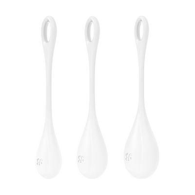 Yoni Power 1 - Kegel Ball Set - White