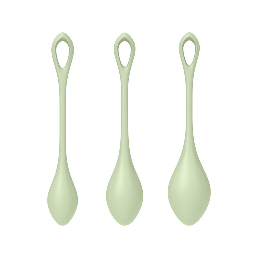 Yoni Power 2 - Kegel Balls Set - Lichtgroen