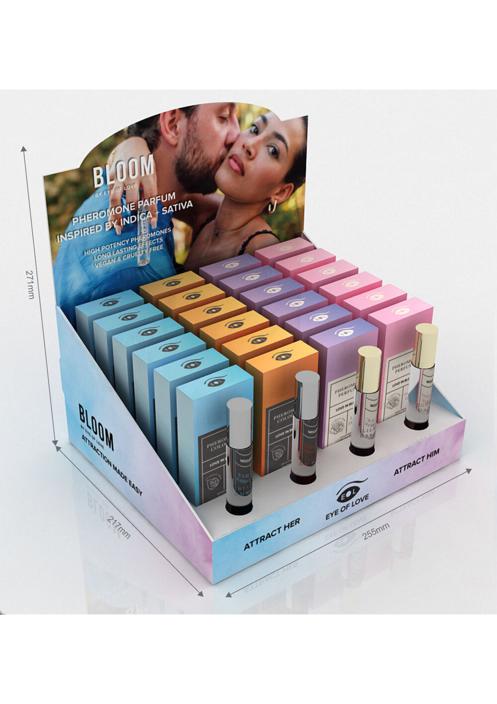 Eye of Love - Bloom - Pheromone Perfume Display 24pcs