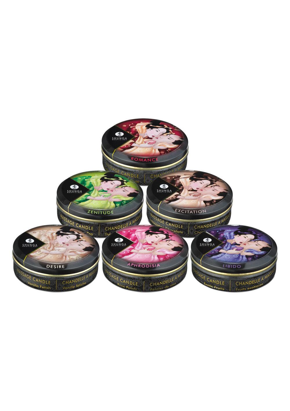 Shunga Display Mini Massage Candles