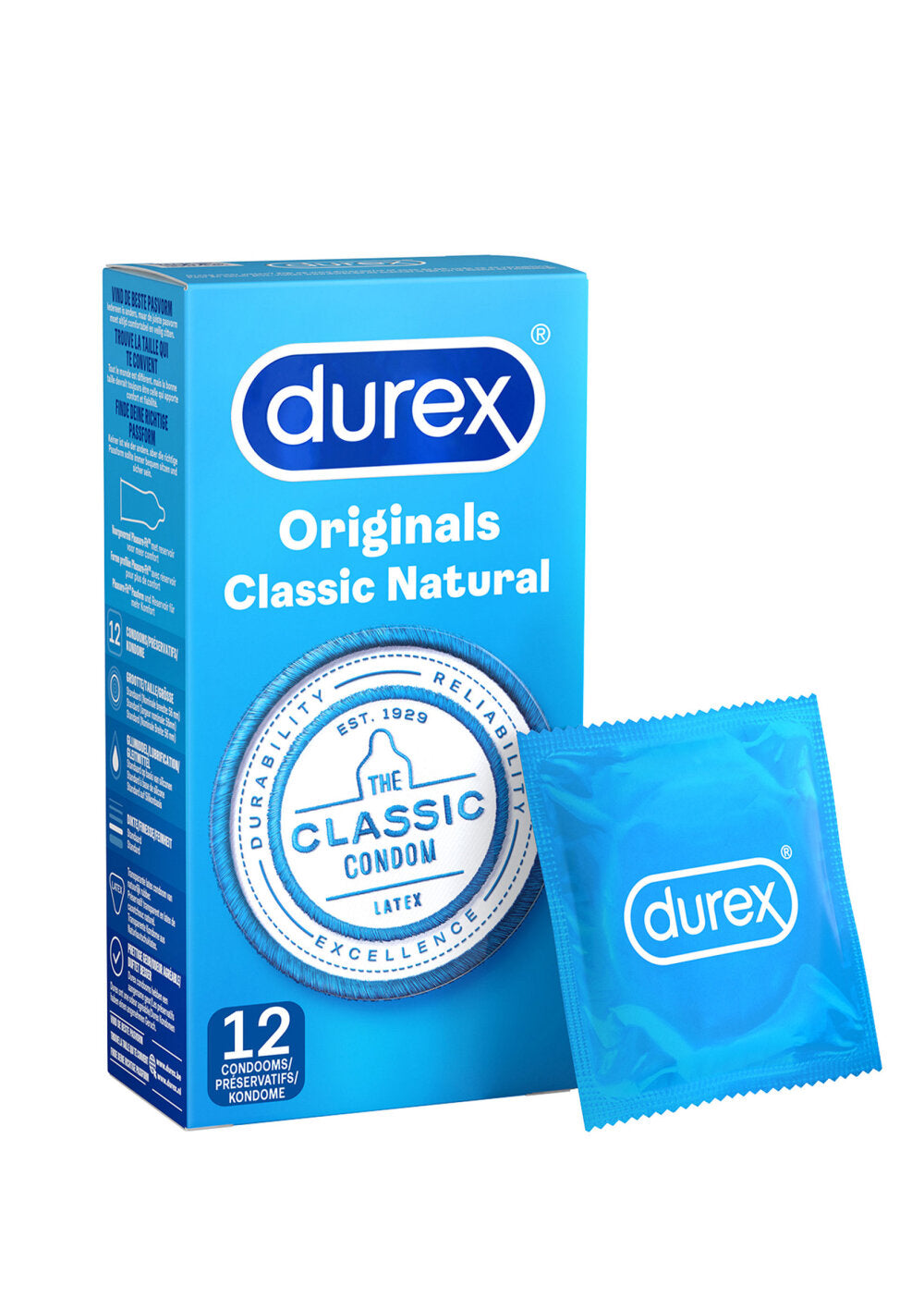 Durex NL / FR Classic Natural 6x 12pcs