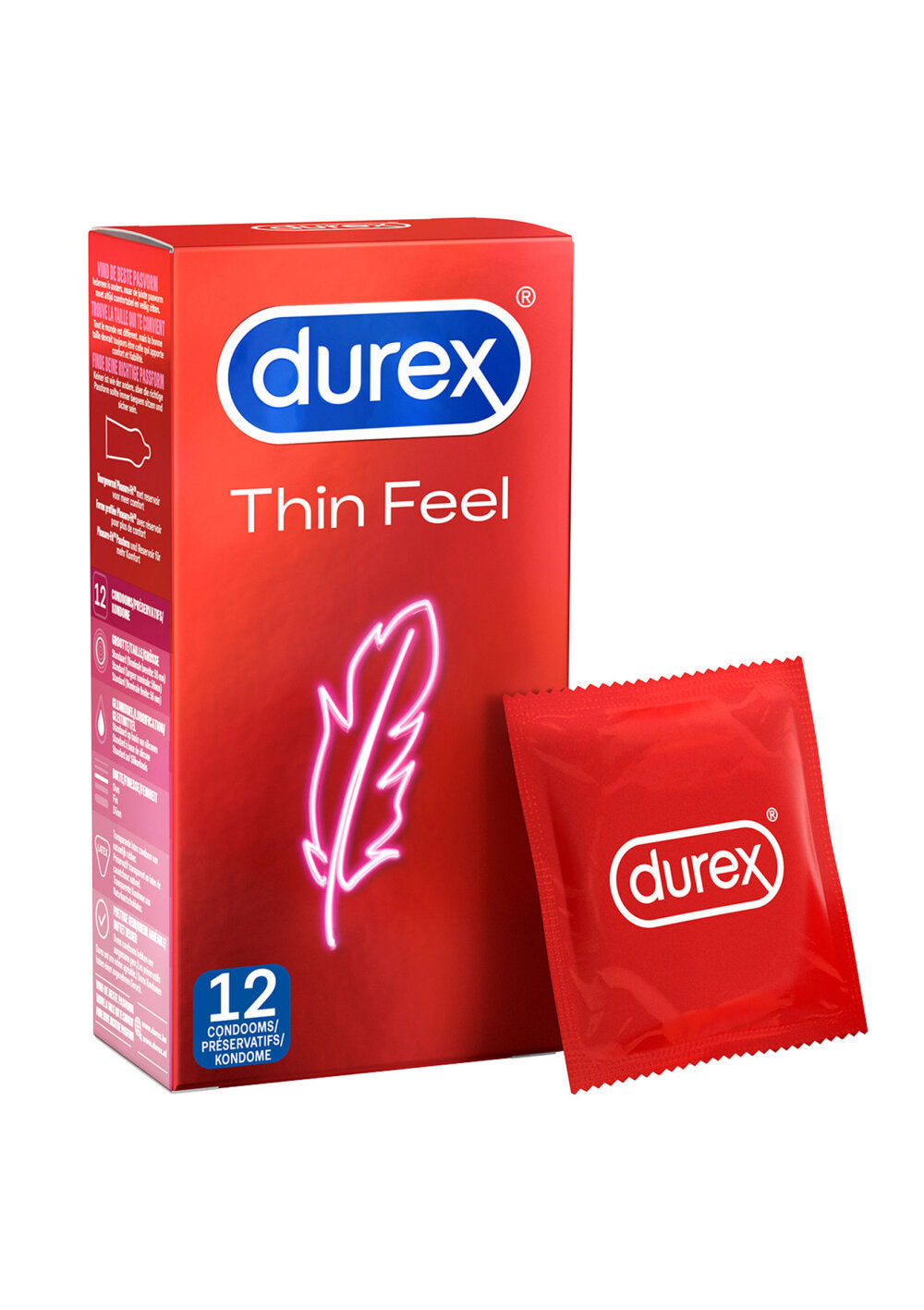 Durex NL / FR Thin Feel 6x 12pcs