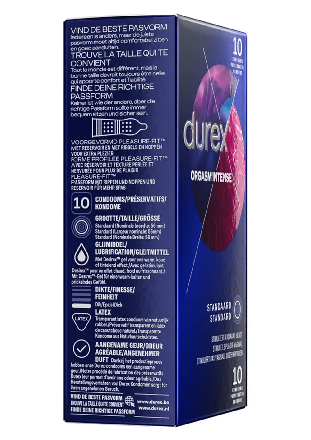 Durex NL / FR Orgasm Intense 6x 10pcs