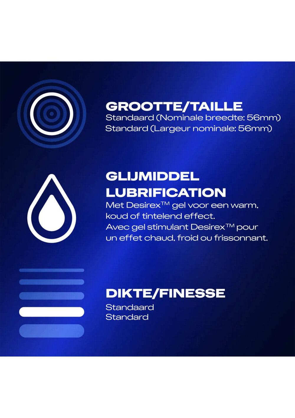 Durex NL / FR Orgasm Intense 6x 10pcs