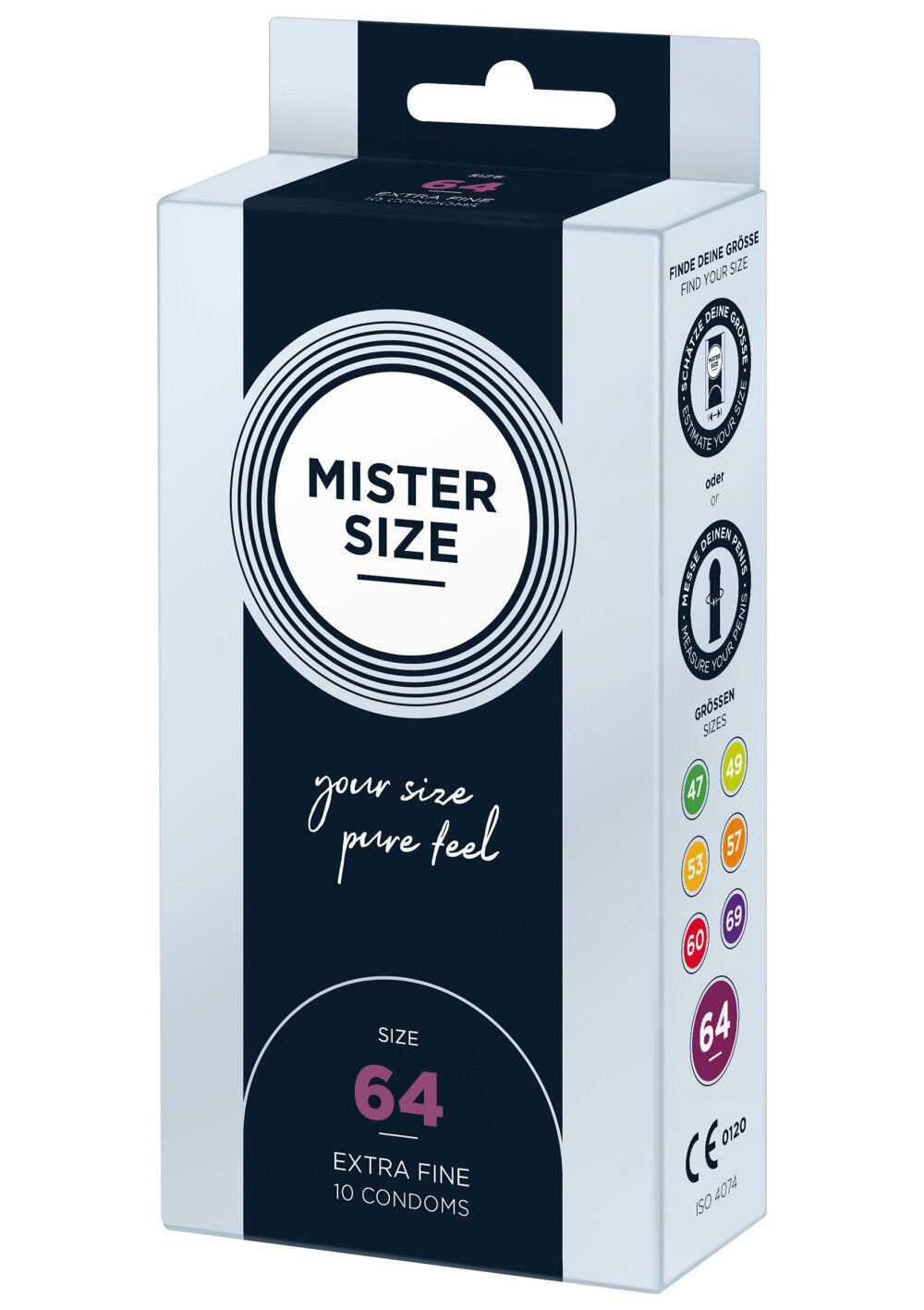 Mister Size 64mm Condoms 10pcs