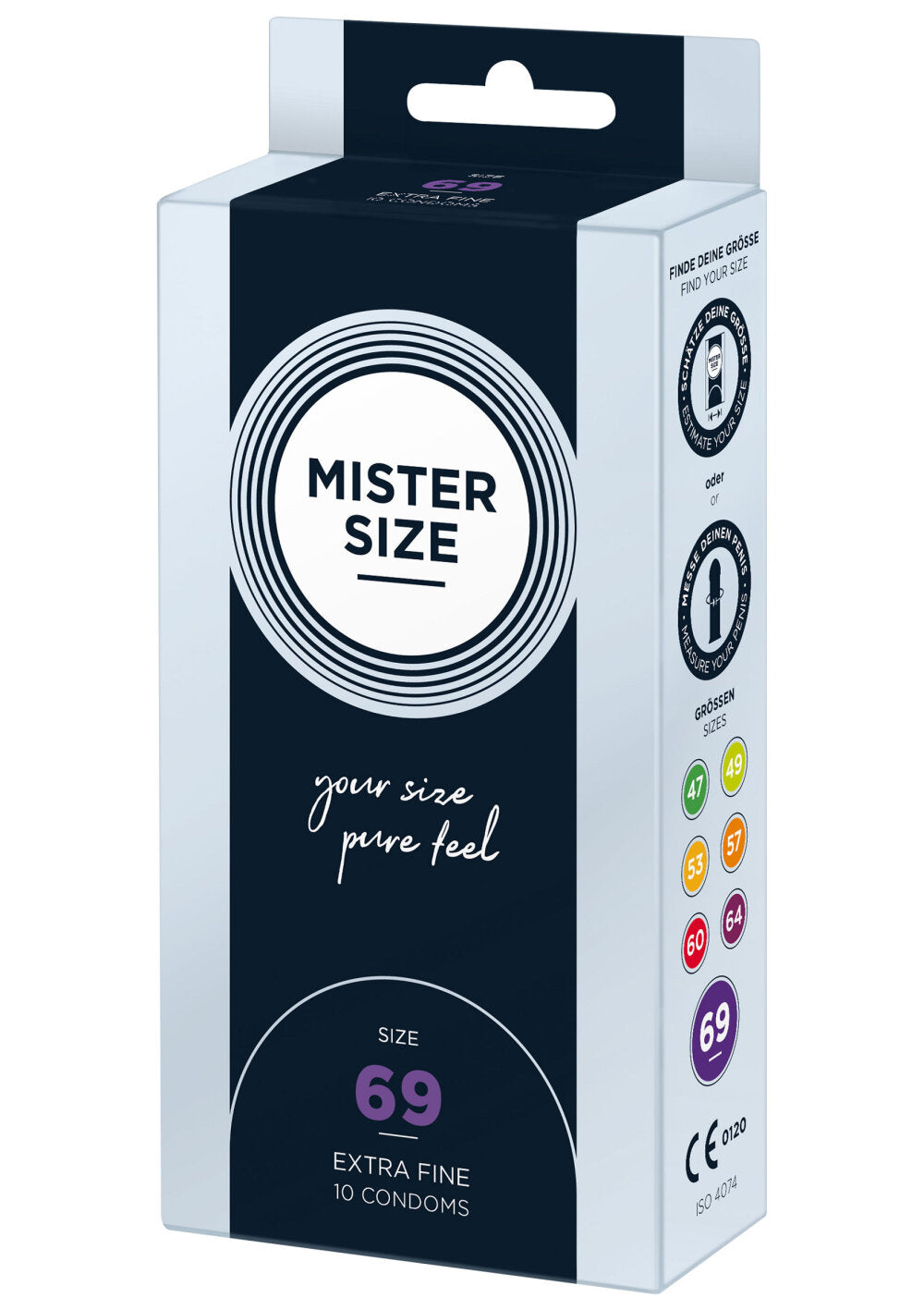 Mister Size 69mm Condoms 10pcs