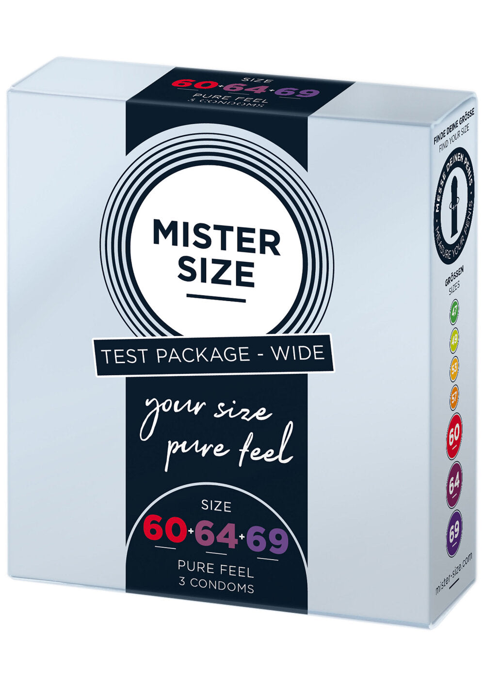 Mister Size 60-64-69mm 3-pack