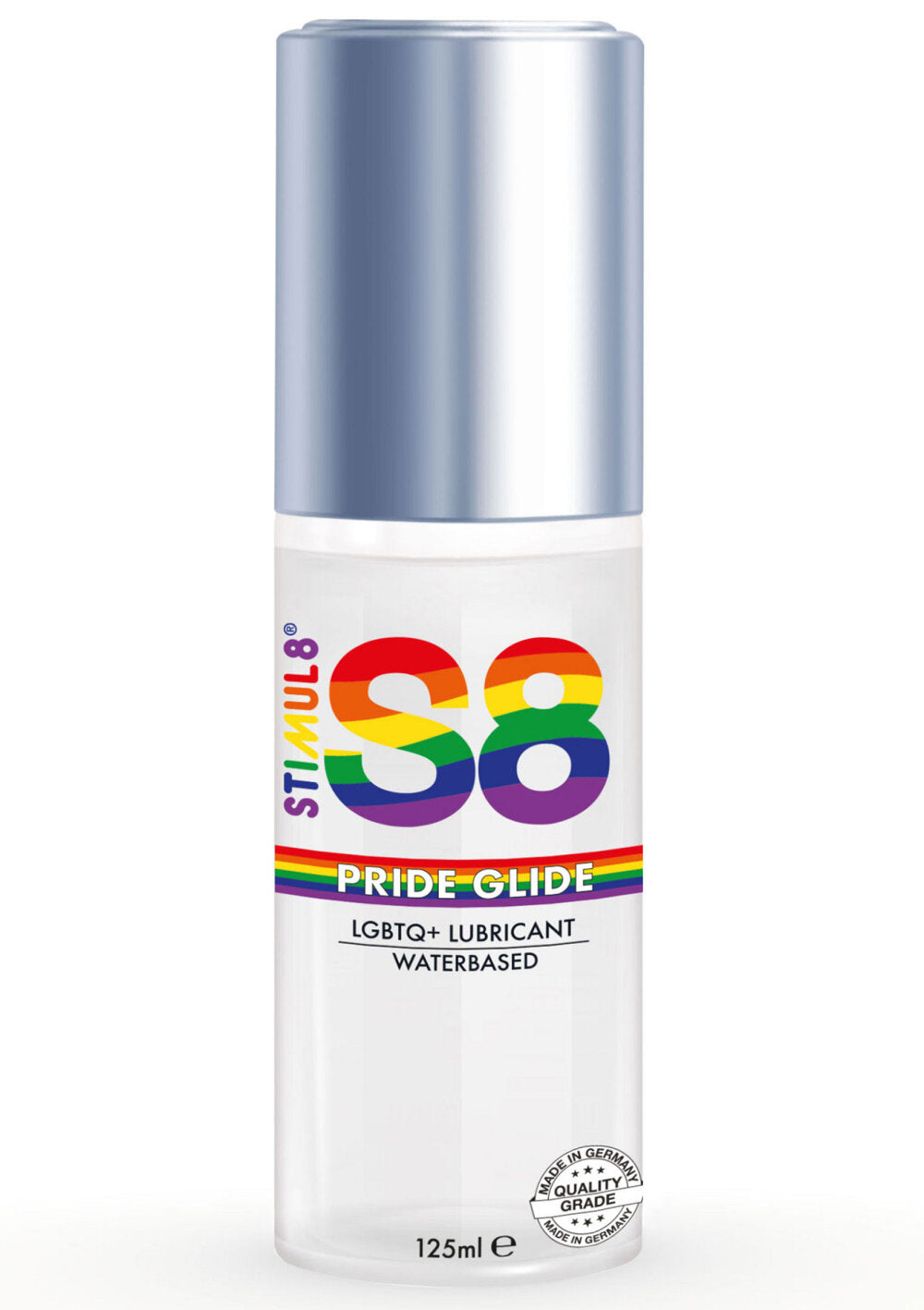 S8 Waterbased Pride Glide Lube 125ml