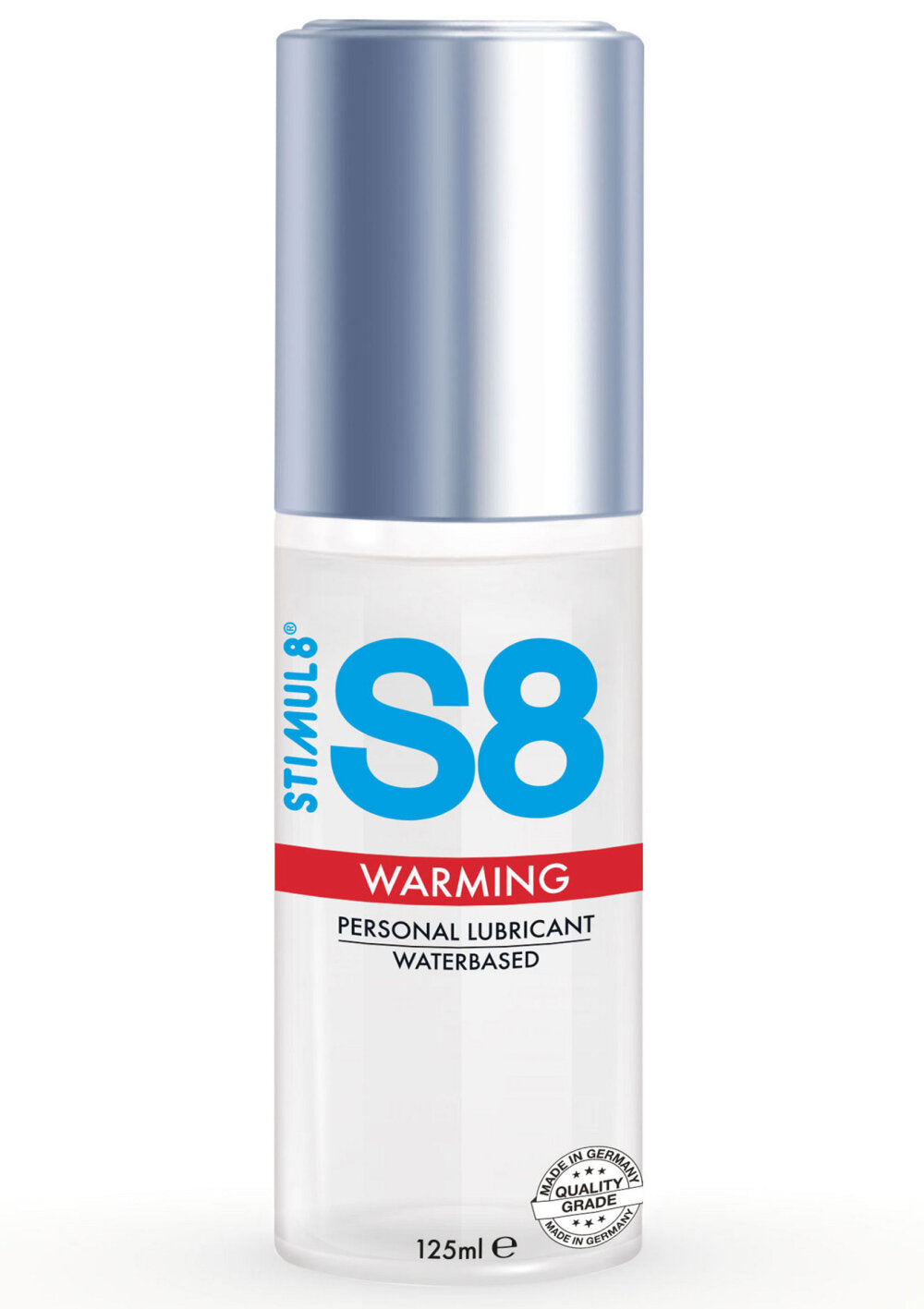 S8 Waterbased Warming Lube 125ml