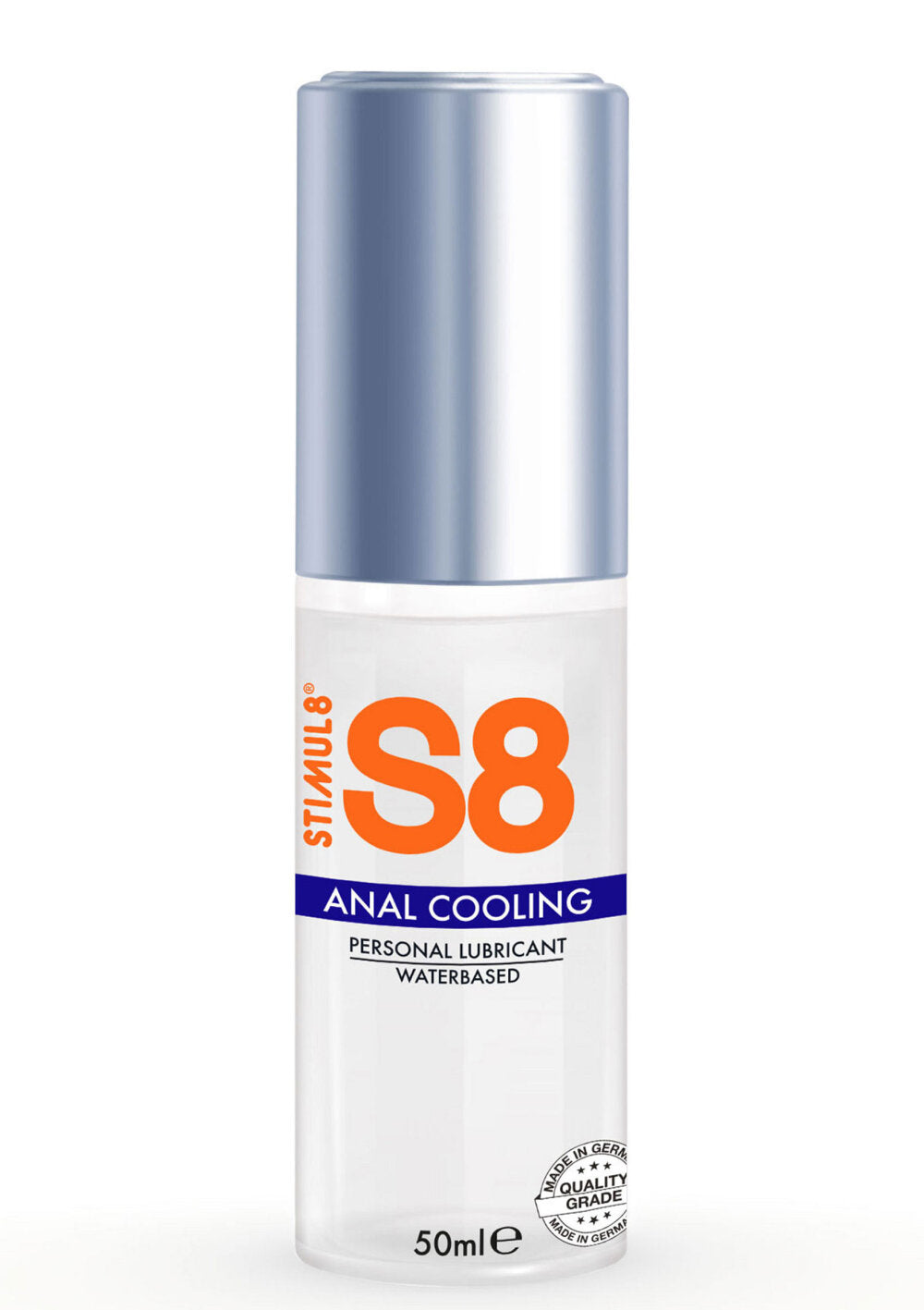 S8 Waterbased Cooling Anal Lube 50ml