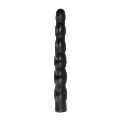 All Black Dildo - 13" / 32 cm Geribbeld