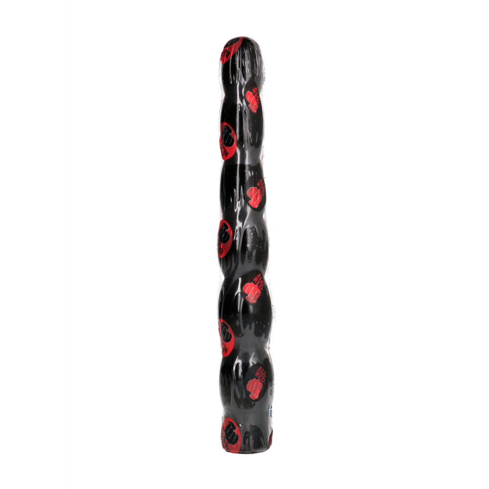 All Black Dildo - 13" / 32 cm Geribbeld