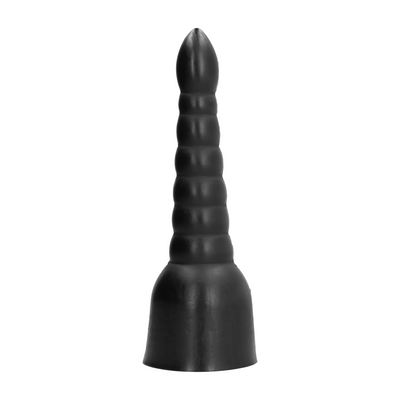 All Black Dildo - 13" / 34 cm Groef