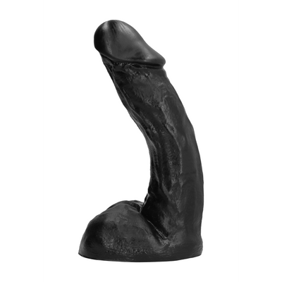 All Black Dildo - 9" / 23 cm Golvende Schacht