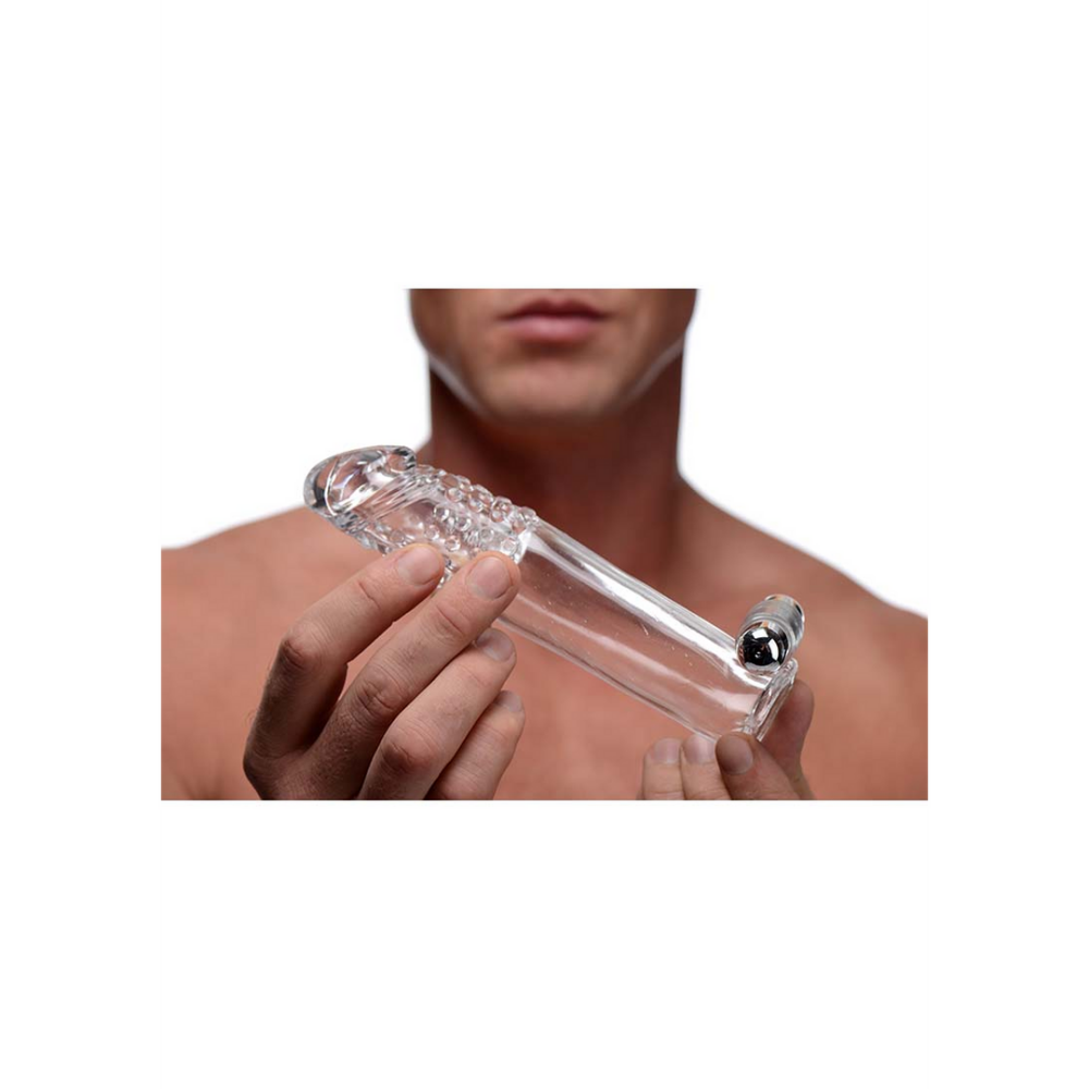 Clear Sensations - Vibrating Penis Sleeve with Bullet