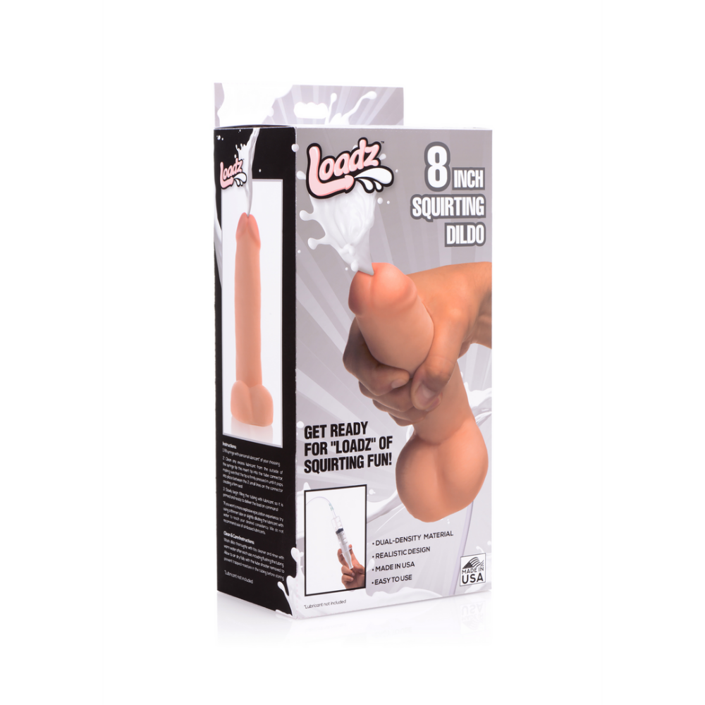 Realistic Dual Density Squirting Dildo - 8 / 20.5 cm