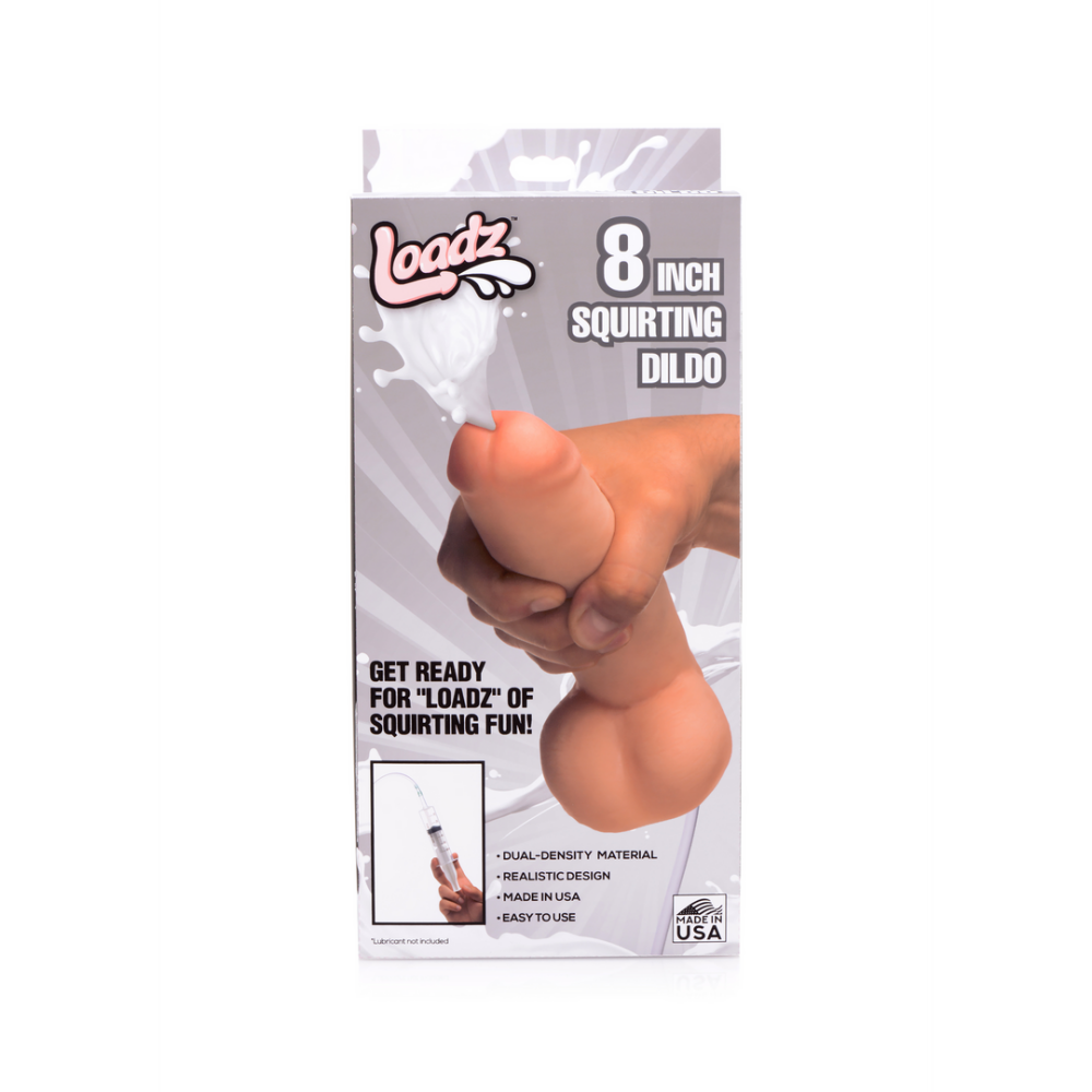 Realistic Dual Density Squirting Dildo - 8 / 20.5 cm