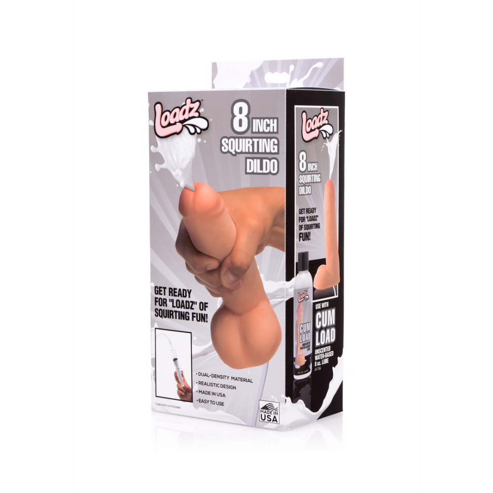 Realistic Dual Density Squirting Dildo - 8 / 20.5 cm