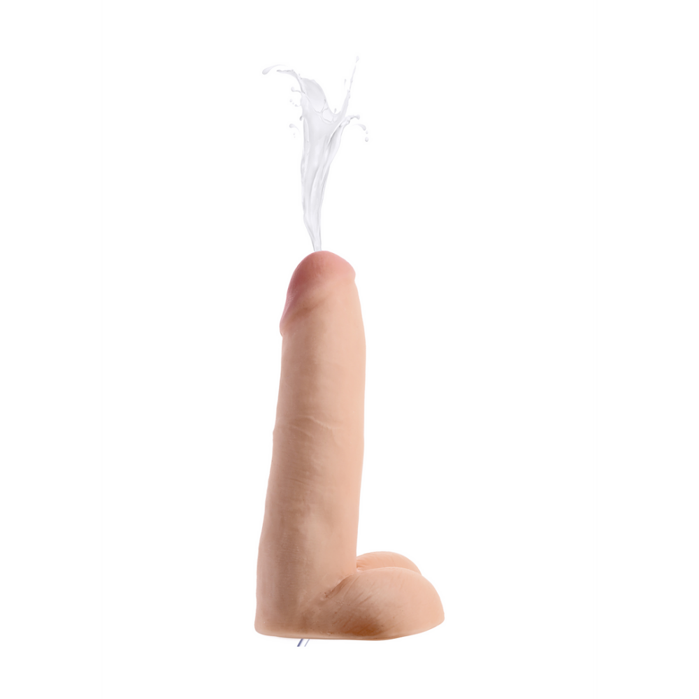 Realistic Dual Density Squirting Dildo - 8 / 20.5 cm