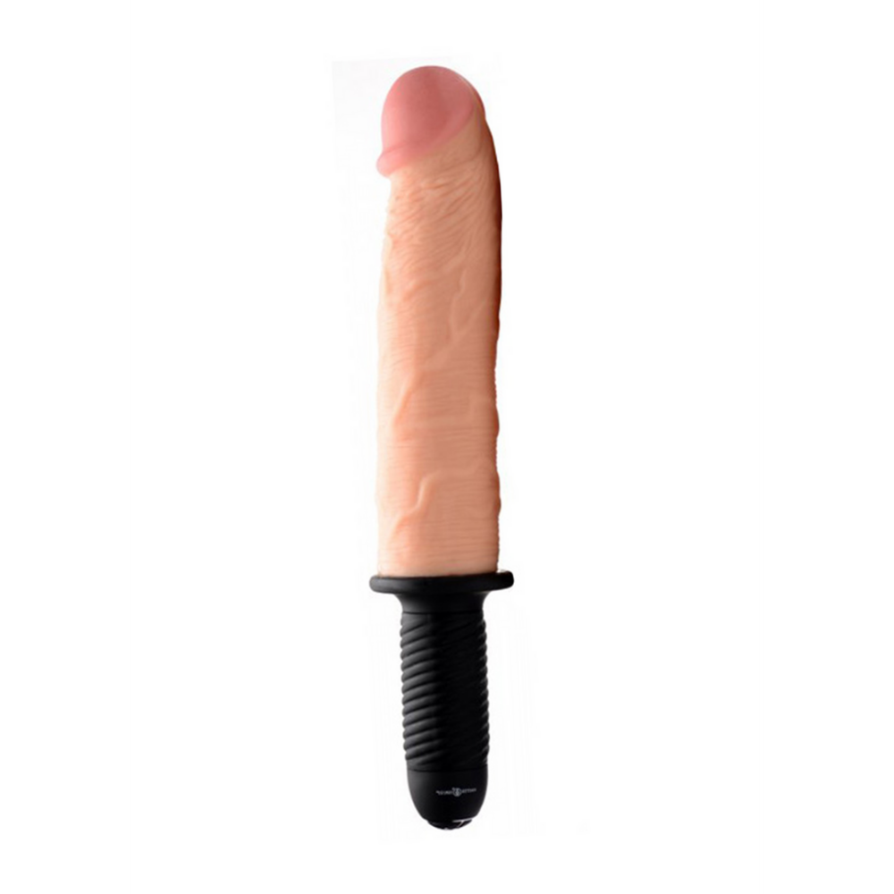 Onslaught - XXL Vibrating Dildo Thruster