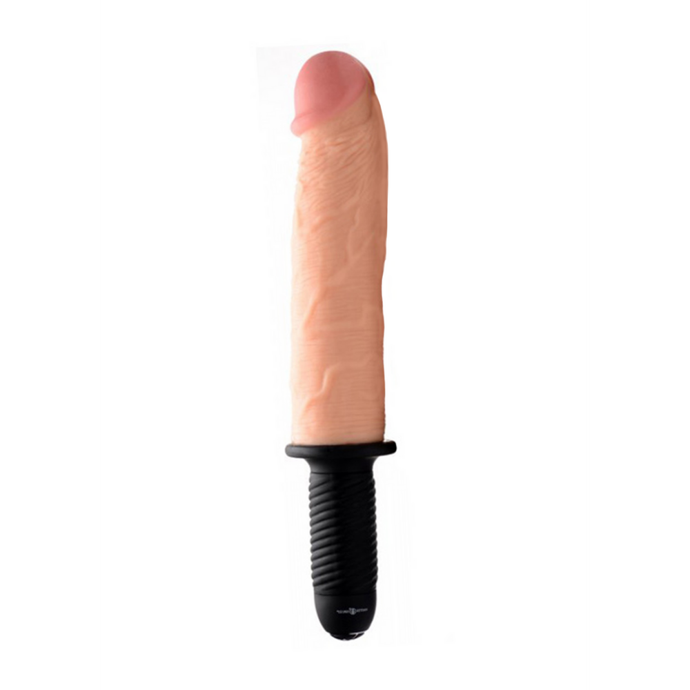 Onslaught - XXL Vibrating Dildo Thruster