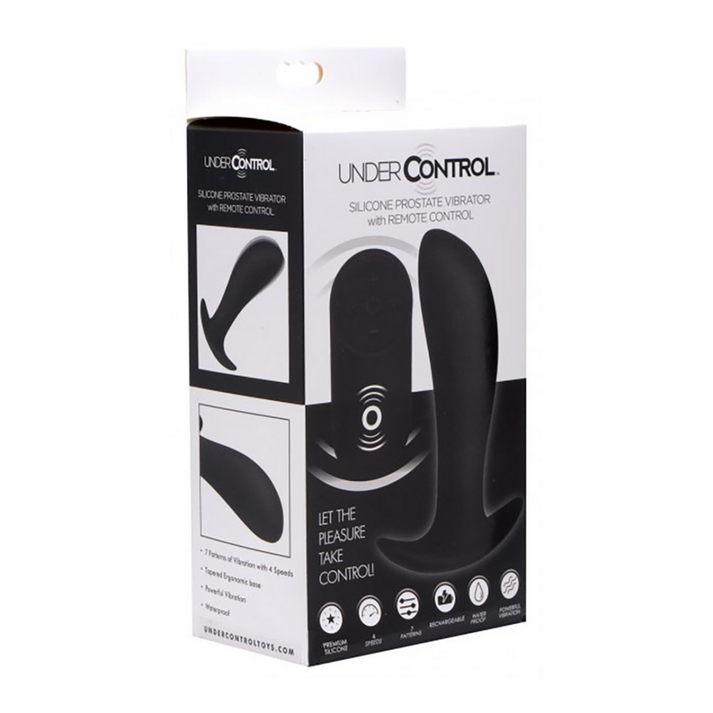 Silicone Prostate Vibrator with Remote Control