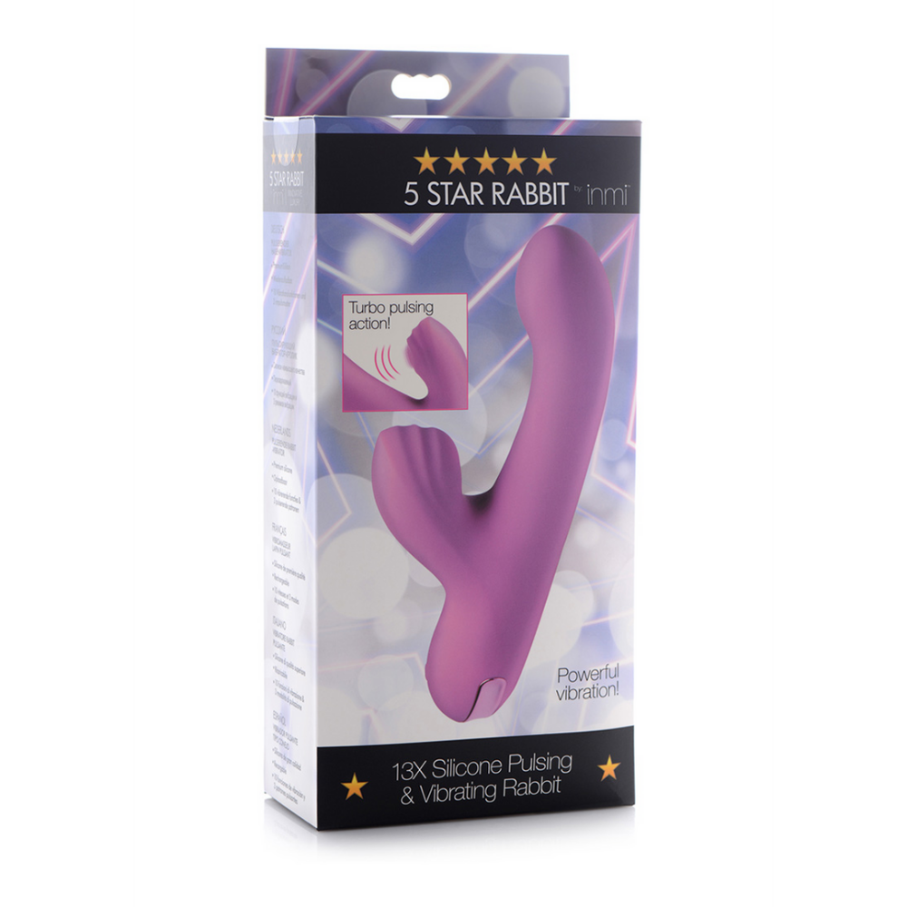 Silicone Pulsating and Vibrating Rabbit