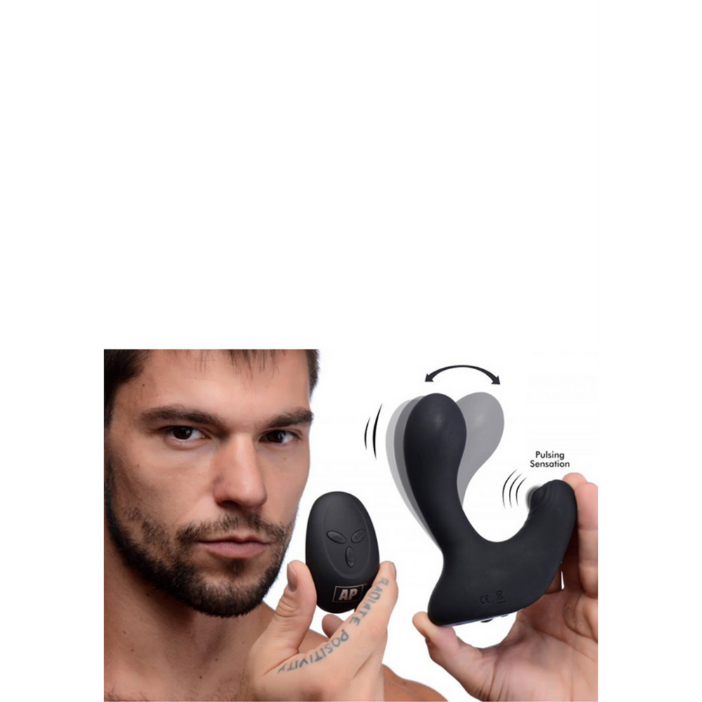 Silicone Prostate Stimulator + Remote Control with 10 Speeds