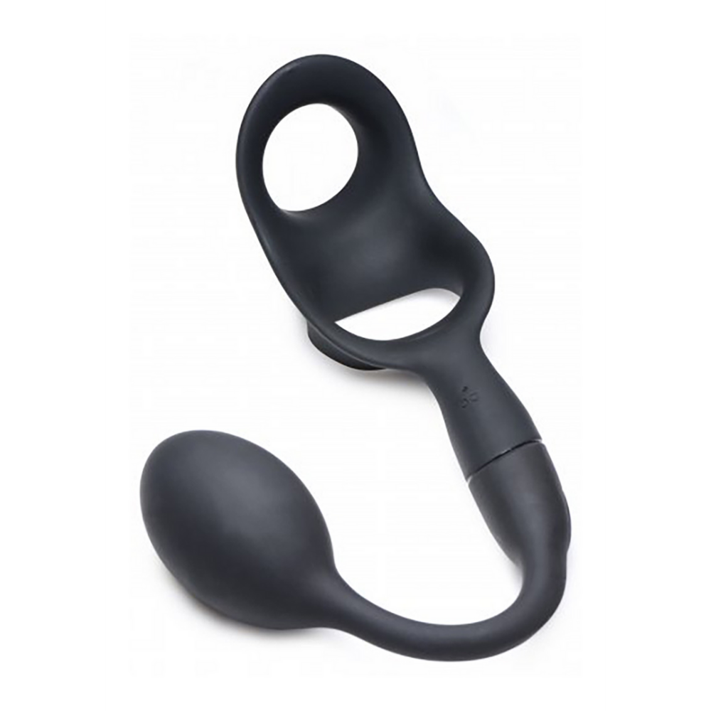 Cock and Ball Ring + Plug with 10 Speeds