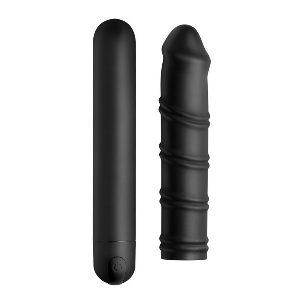 XL Bullet and Swirl Silicone Sleeve