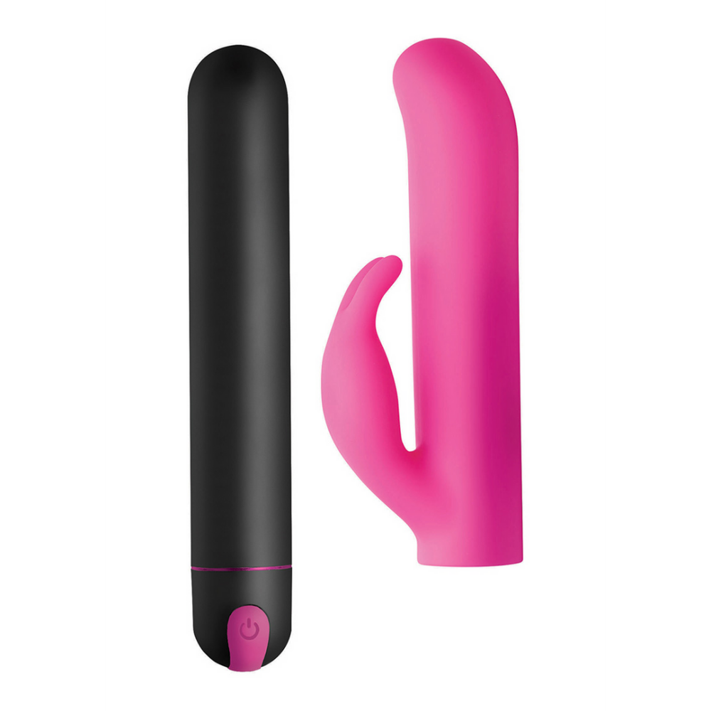 XL Bullet and Rabbit Silicone Sleeve