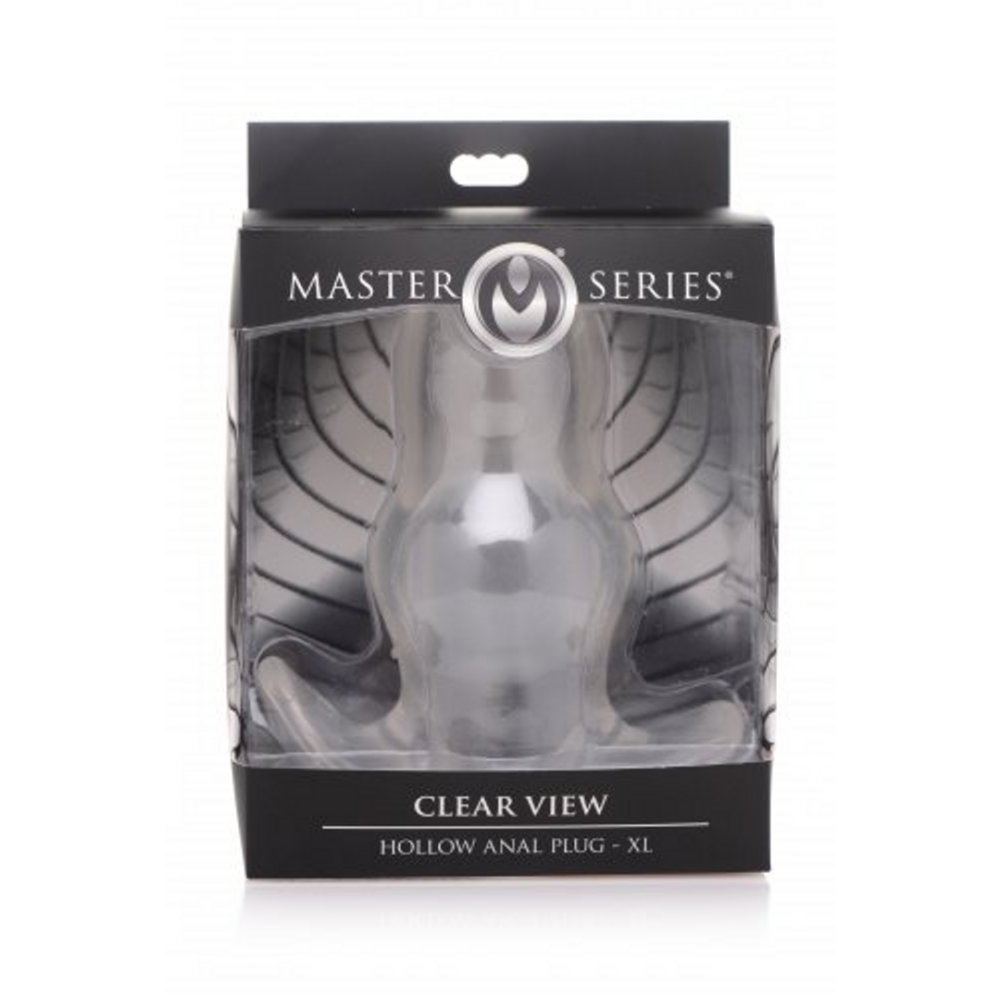 Clear View - Hollow Anal Plug - Extra Large