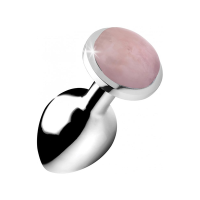 Rose Quartz Gem - Butt Plug - Medium