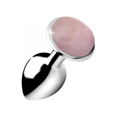 Rose Quartz Gem - Butt Plug - Small